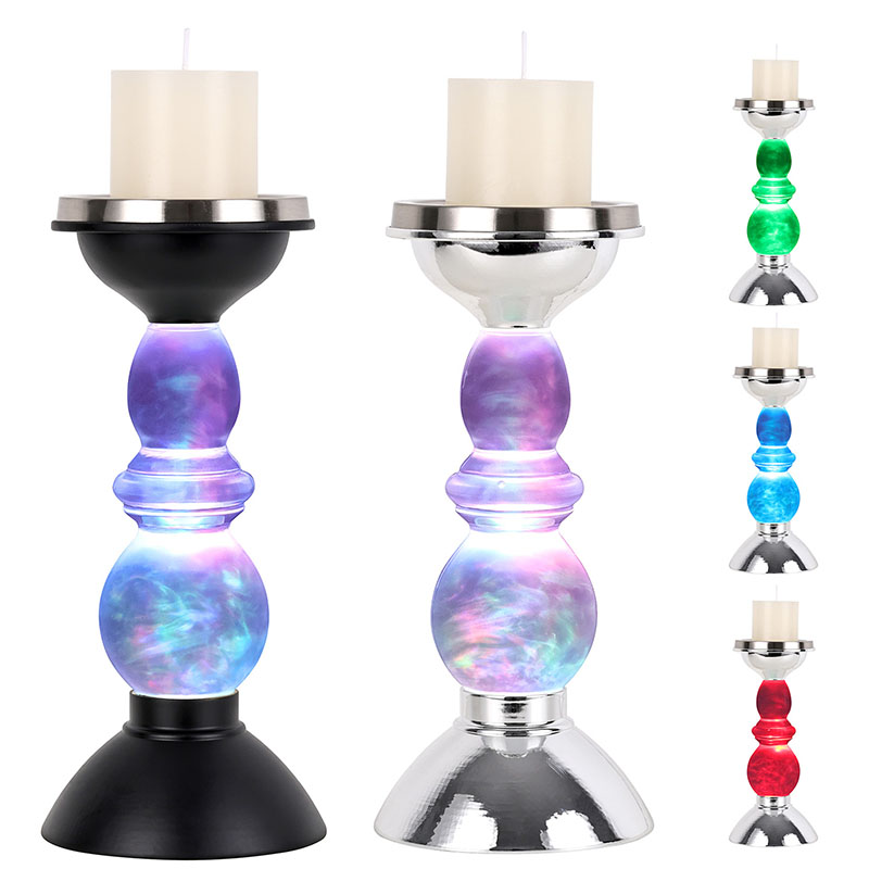 Bewölktes Nachtlicht mit Kerzenschirm