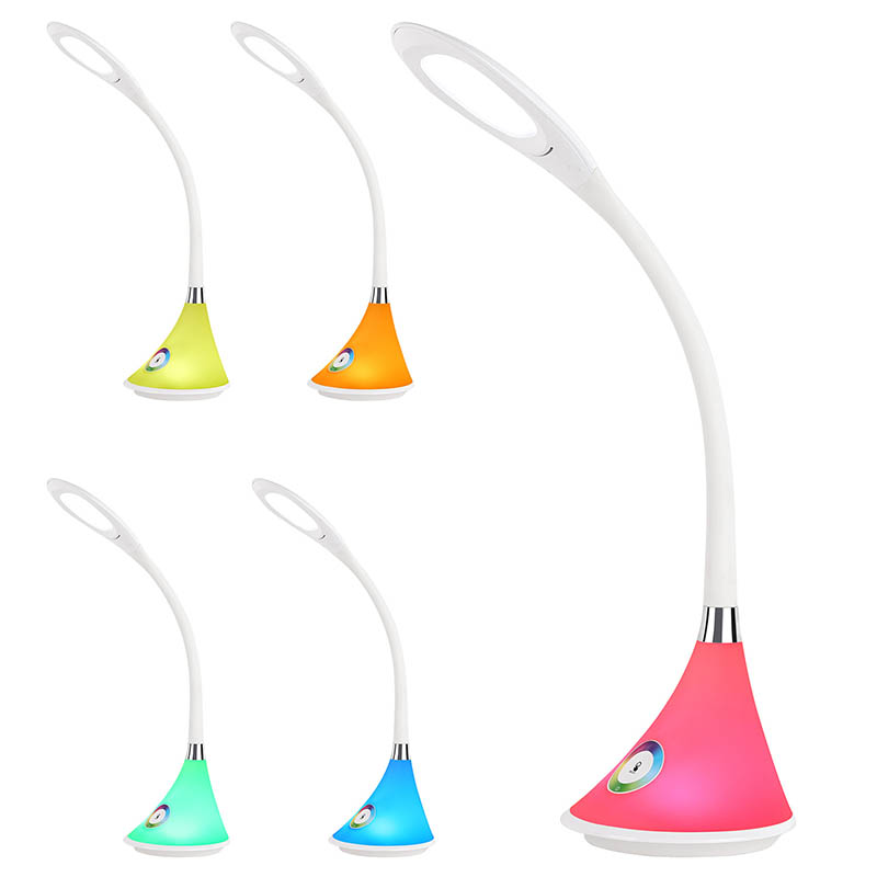 Dragonfly LED -Schreibtischlampe mit RGB -Basis