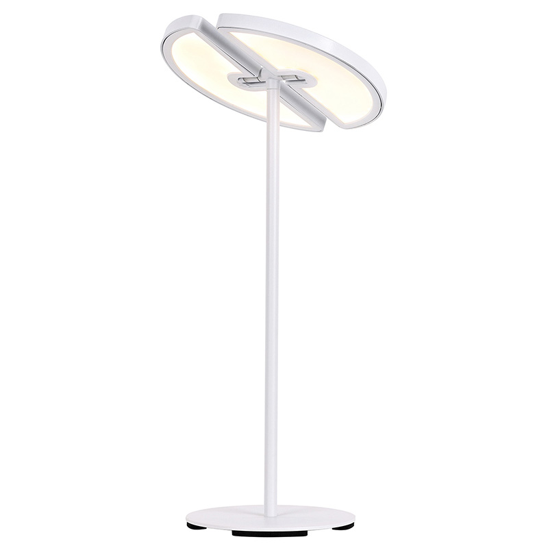 Dual-Moon verstellbare LED-Schreibtischlampe mit Farbtemperaturregelung