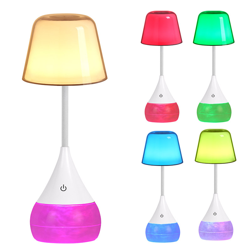Eleganz und Innovation LED -Schreibtischlampe mit RGB -Form