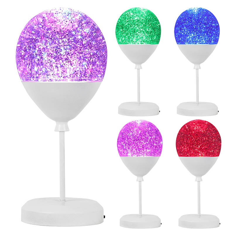 Glitzer RGB -Spielzeug Licht mit Tassenschatten