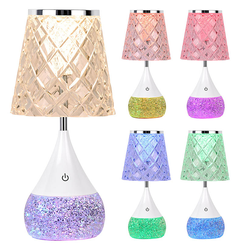 LED -Schreibtischlampe mit RGB -Glitzerlicht