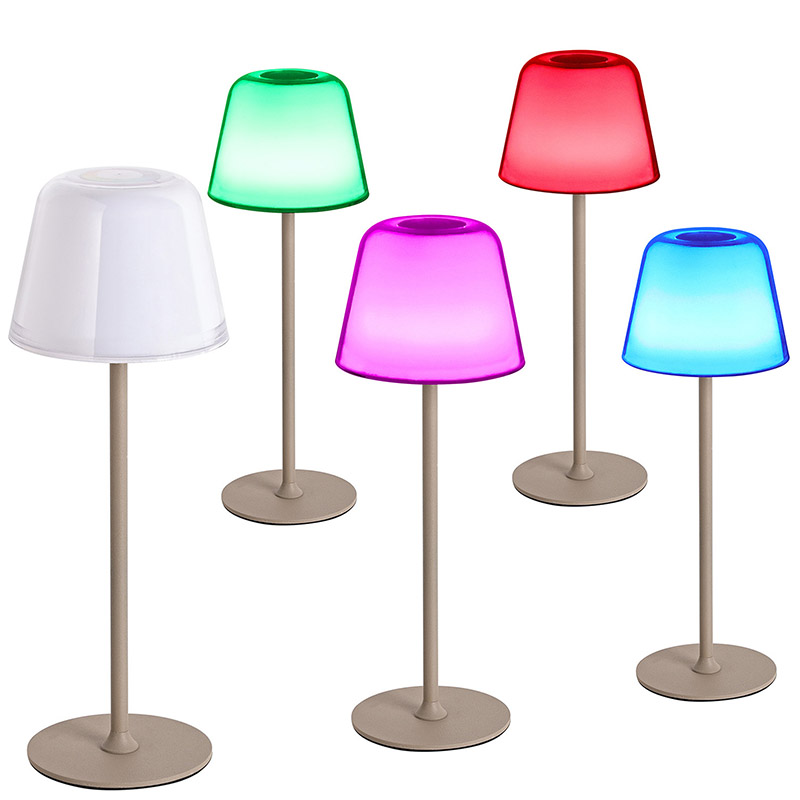 LED -Schreibtischlampe mit RGB -Pilzschatten