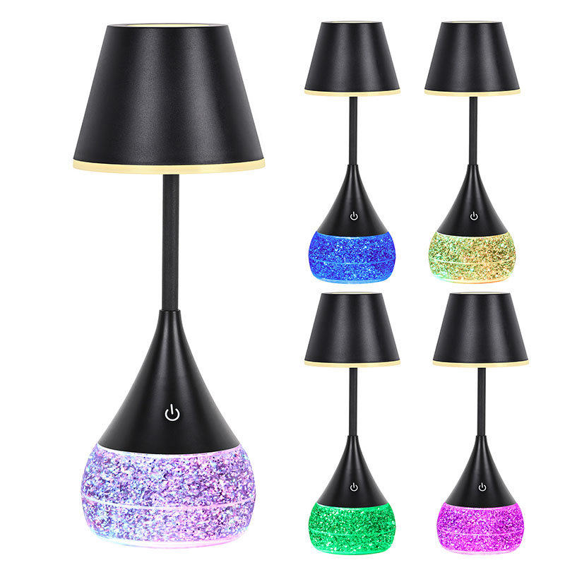 LED -LED -Schreibtischlampe von Flüssigkeitsbasis mit Metallform