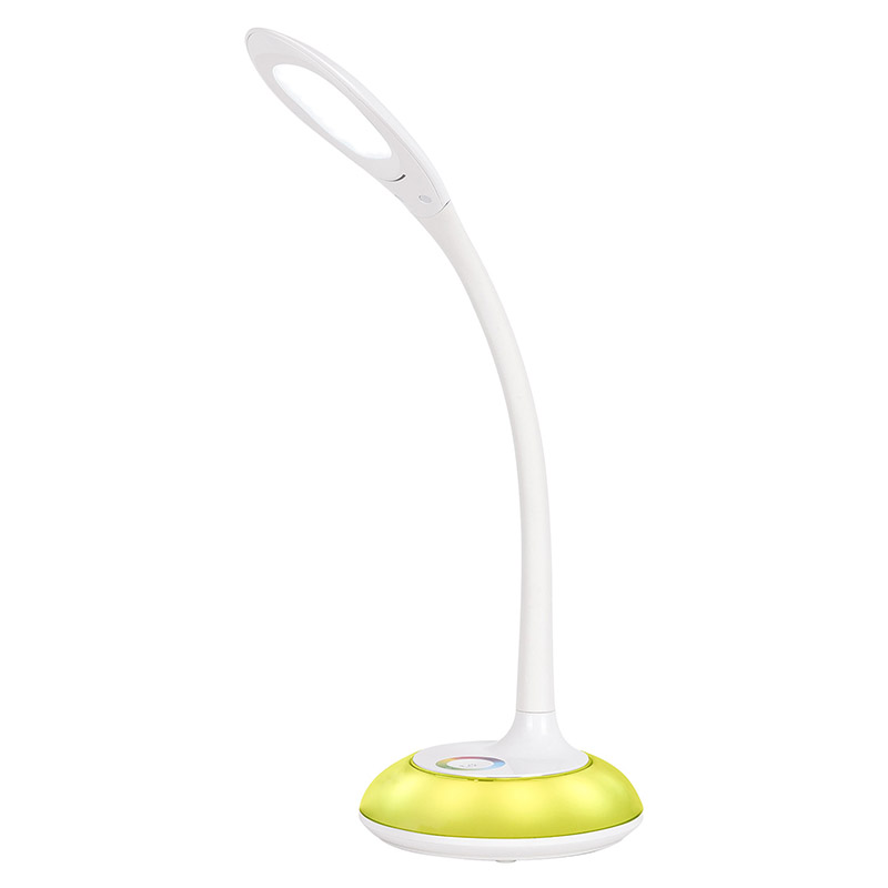 Moderne LED -Schreibtischlampe mit RGB -Basis