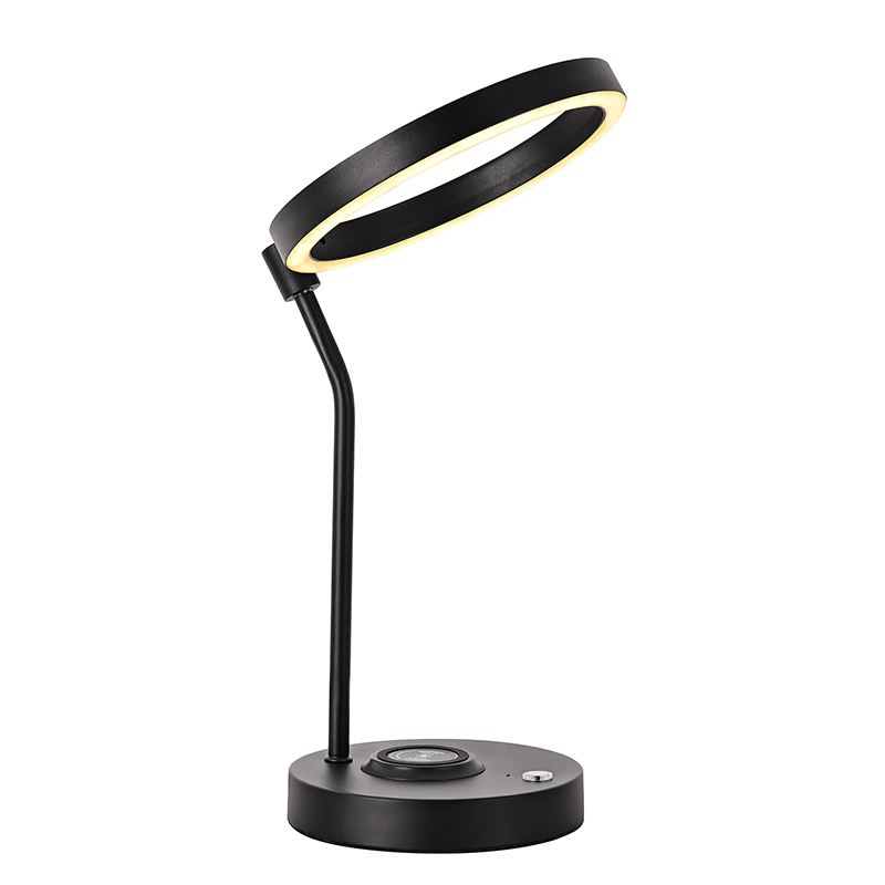 Moderne LED-Schreibtischlampe mit kabelloser Aufladung